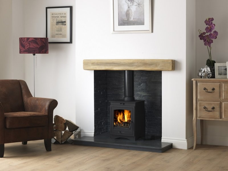 Helios 5 Multi Fuel Stove Glass 249mm x 246mm Free UK Delivery 